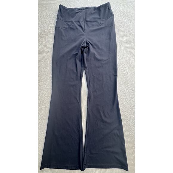 Halara Pants - Halara High-Waisted Flare Yoga Pants Black Size Large Regular Athletic Leggings